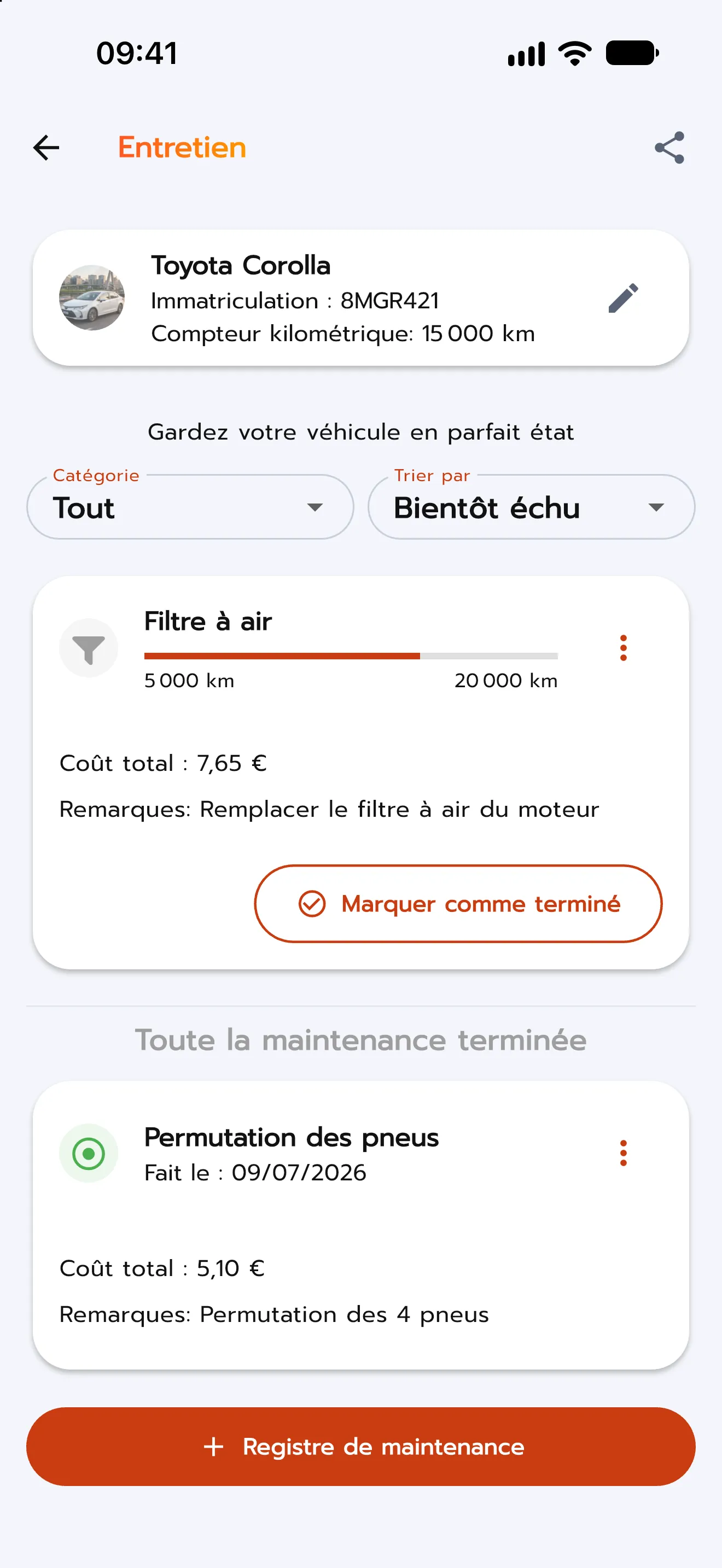 Entretien