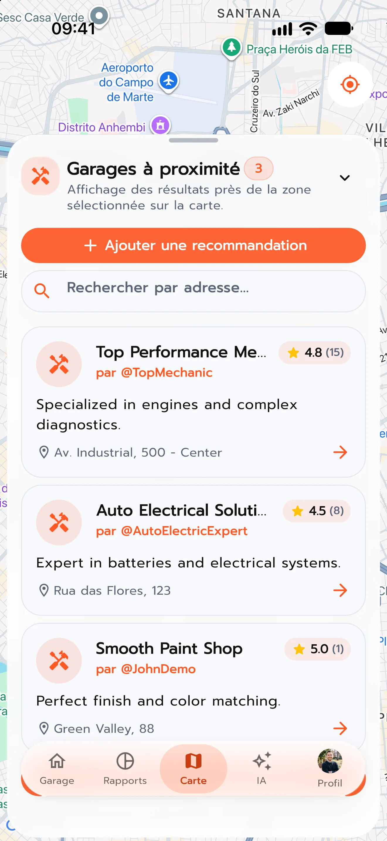 Services recommandés